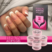 Flexibel wie Gel und stabil wie Acryl. FUSION AcrylGel - Flexibel wie Gel und stabil wie Acryl.