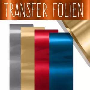 Nailart mit Transferfolien - tolle Folieneffekte in den Farben Kupfer, Gold, Silber, Holgraphic, Blau, usw.