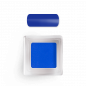 Mobile Preview: Farb Acryl MATTE Blue Nr. 42 - Extra fein gemahlenes, hochpigmentiertes Acrylpulver in einer ungewöhnlich großen Farbauswahl mit vielen Effekten. Unser Farb-Acryl ist sowohl für die Naturnagelverstärkung, als auch für die künstliche Nagelverlängerung mit