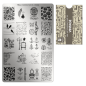 Preview: Moyra Stamping Schablone - Stempeln statt Malen - die schnelle und kreative Nailart für Anfänger und Profis zugleich - Vintage Nr.5