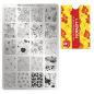 Preview: Moyra Stamping Schablone - Stempeln statt Malen - die schnelle und kreative Nailart für Anfänger und Profis zugleich - Florality Nr.6