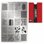 Mobile Preview: Moyra Stamping Schablone - Stempeln statt Malen - die schnelle und kreative Nailart für Anfänger und Profis zugleich - Labyrinth Nr.7