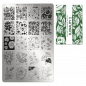 Preview: Moyra Stamping Schablone - Stempeln statt Malen - die schnelle und kreative Nailart für Anfänger und Profis zugleich - Florality II Nr.10