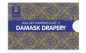 Mobile Preview: Moyra Stamping Schablone - Damask Drapery Nr.11