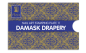 Preview: Moyra Stamping Schablone - Damask Drapery Nr.11