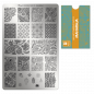Mobile Preview: Moyra Stamping Schablone - Stempeln statt Malen - die schnelle und kreative Nailart für Anfänger und Profis zugleich - Maharaja Nr.19