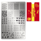 Preview: Moyra Stamping Schablone - Stempeln statt Malen - die schnelle und kreative Nailart für Anfänger und Profis zugleich - Orientalist Nr.20