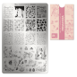 Preview: Moyra Stamping Schablone - Stempeln statt Malen - die schnelle und kreative Nailart für Anfänger und Profis zugleich - Primavera Nr.24