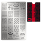 Preview: Moyra Stamping Schablone - Stempeln statt Malen - die schnelle und kreative Nailart für Anfänger und Profis zugleich - Femme Fatale Nr.28