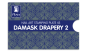 Preview: Moyra Stamping Schablone - Damask Drapery 2 Nr.43