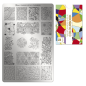 Preview: Moyra Stamping Schablone - Stempeln statt Malen - die schnelle und kreative Nailart für Anfänger und Profis zugleich - Colourbook Nr.48
