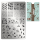 Preview: Moyra Stamping Schablone - Stempeln statt Malen - die schnelle und kreative Nailart für Anfänger und Profis zugleich - Friends Nr.51
