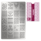 Preview: Moyra Stamping Schablone - Stempeln statt Malen - die schnelle und kreative Nailart für Anfänger und Profis zugleich - Filigree Nr.52