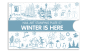 Preview: Moyra Stamping Schablone - Winter is here Nr.57