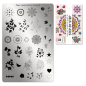 Preview: Moyra Stamping Schablone - Stempeln statt Malen - die schnelle und kreative Nailart für Anfänger und Profis zugleich - Step by Step Nr.58