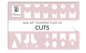 Mobile Preview: Moyra Stamping Schablone - Cuts Nr.60