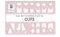 Preview: Moyra Stamping Schablone - Cuts Nr.60 Preview: Moyra Stamping Schablone - Cuts Nr.60