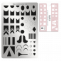 Preview: Moyra Stamping Schablone - Stempeln statt Malen - die schnelle und kreative Nailart für Anfänger und Profis zugleich - Cuts Nr.60 Preview: Moyra Stamping Schablone - Stempeln statt Malen - die schnelle und kreative Nailart für Anfänger und Profis zugleich - Cuts Nr.60