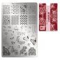 Preview: Moyra Stamping Schablone - Stempeln statt Malen - die schnelle und kreative Nailart für Anfänger und Profis zugleich - L'Amour Nr.61