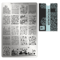 Preview: Moyra Stamping Schablone - Stempeln statt Malen - die schnelle und kreative Nailart für Anfänger und Profis zugleich - Metropolitan Nr.62