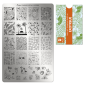 Preview: Moyra Stamping Schablone - Stempeln statt Malen - die schnelle und kreative Nailart für Anfänger und Profis zugleich - Exotique Nr.66