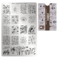 Preview: Moyra Stamping Schablone - Stempeln statt Malen - die schnelle und kreative Nailart für Anfänger und Profis zugleich - Forest Nr.69