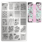 Preview: Moyra Stamping Schablone - Stempeln statt Malen - die schnelle und kreative Nailart für Anfänger und Profis zugleich - Sakura-Nippon Nr.73