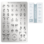 Preview: Moyra Stamping Schablone - Stempeln statt Malen - die schnelle und kreative Nailart für Anfänger und Profis zugleich - Master Plan 2 Nr.76