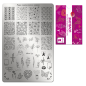 Preview: Moyra Stamping Schablone - Stempeln statt Malen - die schnelle und kreative Nailart für Anfänger und Profis zugleich - LoveLove Nr.88 Preview: Moyra Stamping Schablone - Stempeln statt Malen - die schnelle und kreative Nailart für Anfänger und Profis zugleich - LoveLove Nr.88