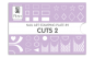 Preview: Moyra Stamping Schablone - Cuts 2 Nr.89