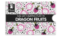Preview: Moyra Stamping Schablone - Dragon Fruits Nr.90