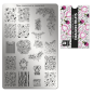 Mobile Preview: Moyra Stamping Schablone - Stempeln statt Malen - die schnelle und kreative Nailart für Anfänger und Profis zugleich - Dragon Fruits Nr.90