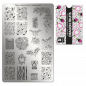 Preview: Moyra Stamping Schablone - Stempeln statt Malen - die schnelle und kreative Nailart für Anfänger und Profis zugleich - Dragon Fruits Nr.90
