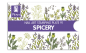 Preview: Moyra Stamping Schablone - Spicery Nr.91