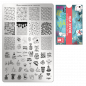 Preview: Moyra Stamping Schablone - Stempeln statt Malen - die schnelle und kreative Nailart für Anfänger und Profis zugleich - Dolce Vita Nr.94