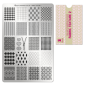 Mobile Preview: Moyra Stamping Schablone - Stempeln statt Malen - die schnelle und kreative Nailart für Anfänger und Profis zugleich - Fabric Texture 2 Nr.99