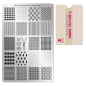 Preview: Moyra Stamping Schablone - schnelle kreative Nailart - Fabric Texture 2 Nr.99 Preview: Moyra Stamping Schablone - schnelle kreative Nailart - Fabric Texture 2 Nr.99