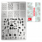 Preview: Moyra Stamping Schablone - Stempeln statt Malen - die schnelle und kreative Nailart für Anfänger und Profis zugleich - Winternail Nr.128 Preview: Moyra Stamping Schablone - Stempeln statt Malen - die schnelle und kreative Nailart für Anfänger und Profis zugleich - Winternail Nr.128