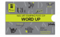 Preview: Moyra Stamping Schablone - Word Up Nr.129