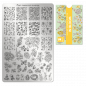 Preview: Moyra Stamping Schablone - Stempeln statt Malen - die schnelle und kreative Nailart für Anfänger und Profis zugleich – In Bloom Nr.130