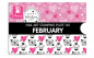 Preview: Moyra Stamping Schablone – February Nr.138