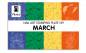 Preview: Moyra Stamping Schablone – March Nr.139