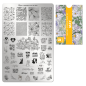 Preview: Moyra Stamping Schablone - Stempeln statt Malen - die schnelle und kreative Nailart für Anfänger und Profis zugleich - May Nr.141