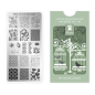 Mobile Preview: Moyra NailArt Stempelplatte MINI - My Secret Garden Nr. 110 - Die kompakte Stempelplatte mit hervorragenden Eigenschaften speziell für die zierliche Hand und für smarte Nägel.