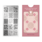 Preview: Moyra NailArt Stempelplatte MINI - Far Far Away Nr. 112 - Die kompakte Stempelplatte mit hervorragenden Eigenschaften speziell für die zierliche Hand und für smarte Nägel.