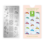 Preview: Moyra NailArt Stempelplatte MINI - We believe in Magic Nr. 120 - Die kompakte Stempelplatte mit hervorragenden Eigenschaften speziell für die zierliche Hand und für smarte Nägel.