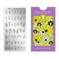 Preview: Moyra NailArt Stempelplatte MINI - Garden of Delight Nr. 123 - Die kompakte Stempelplatte mit hervorragenden Eigenschaften speziell für die zierliche Hand und für smarte Nägel.