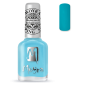 Preview: Stamping Nagellack Türkis Nr. SP 22 - Stamping Lack speziell für die NailArt Stempeltechnik, einfache Anwendung, professionelle Endergebnisse.