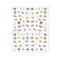 Preview: selbstklebende Nail Art Sticker KIDS Nr. 01