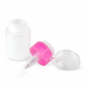 Preview: Pumpbehälter MINI aus Kunststoff (weiß/pink)